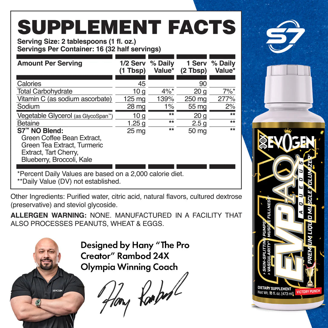 EVP AQ | Pre-Workout Supplement