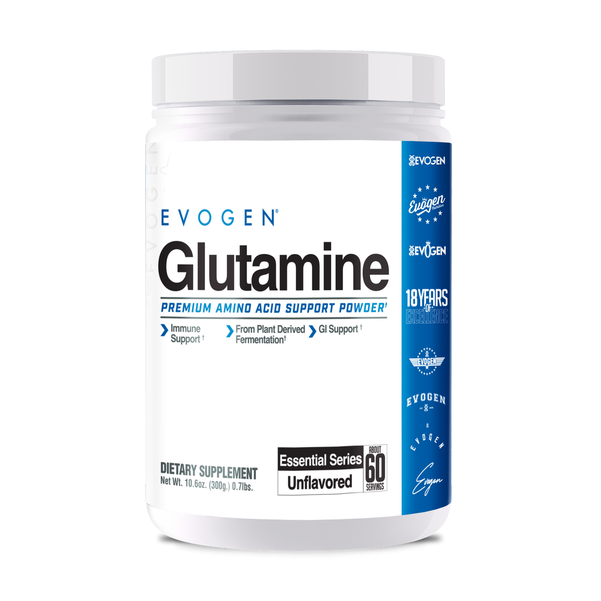 Evogen Glutamine Unflavored – 60 servings