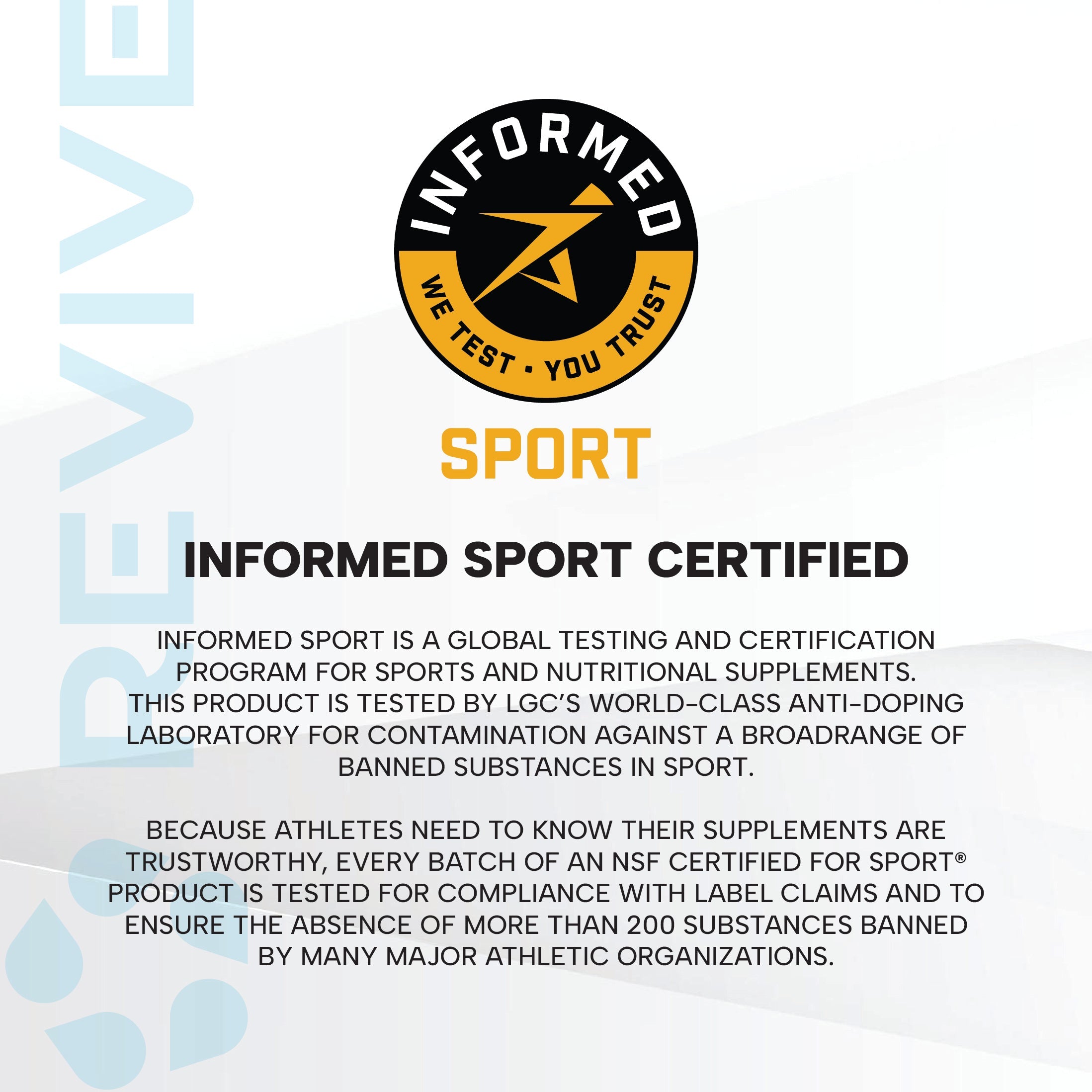 Revive MD - Informed Sport gecertificeerd