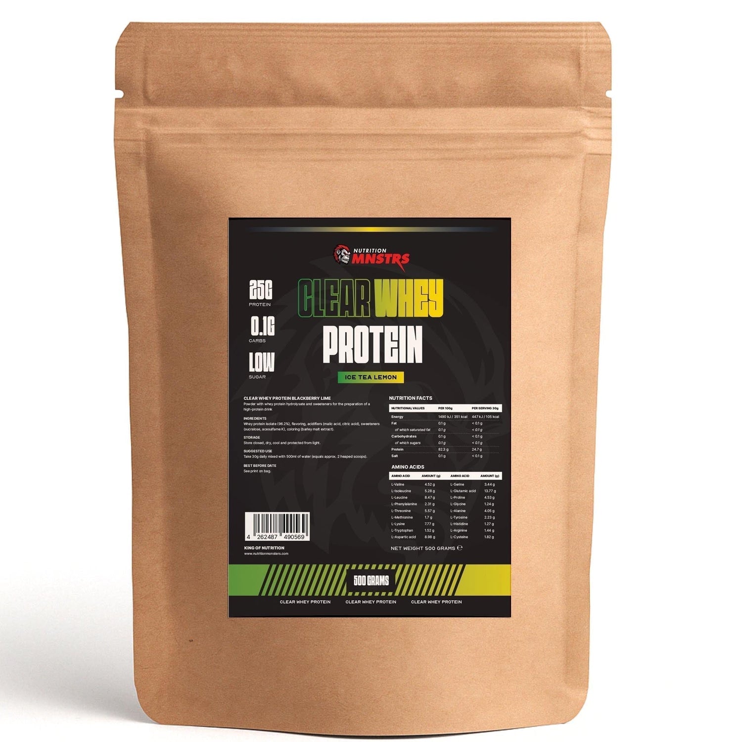 Clear Whey Protein Ice Tea Lemon – De Verfrissende Eiwitshake