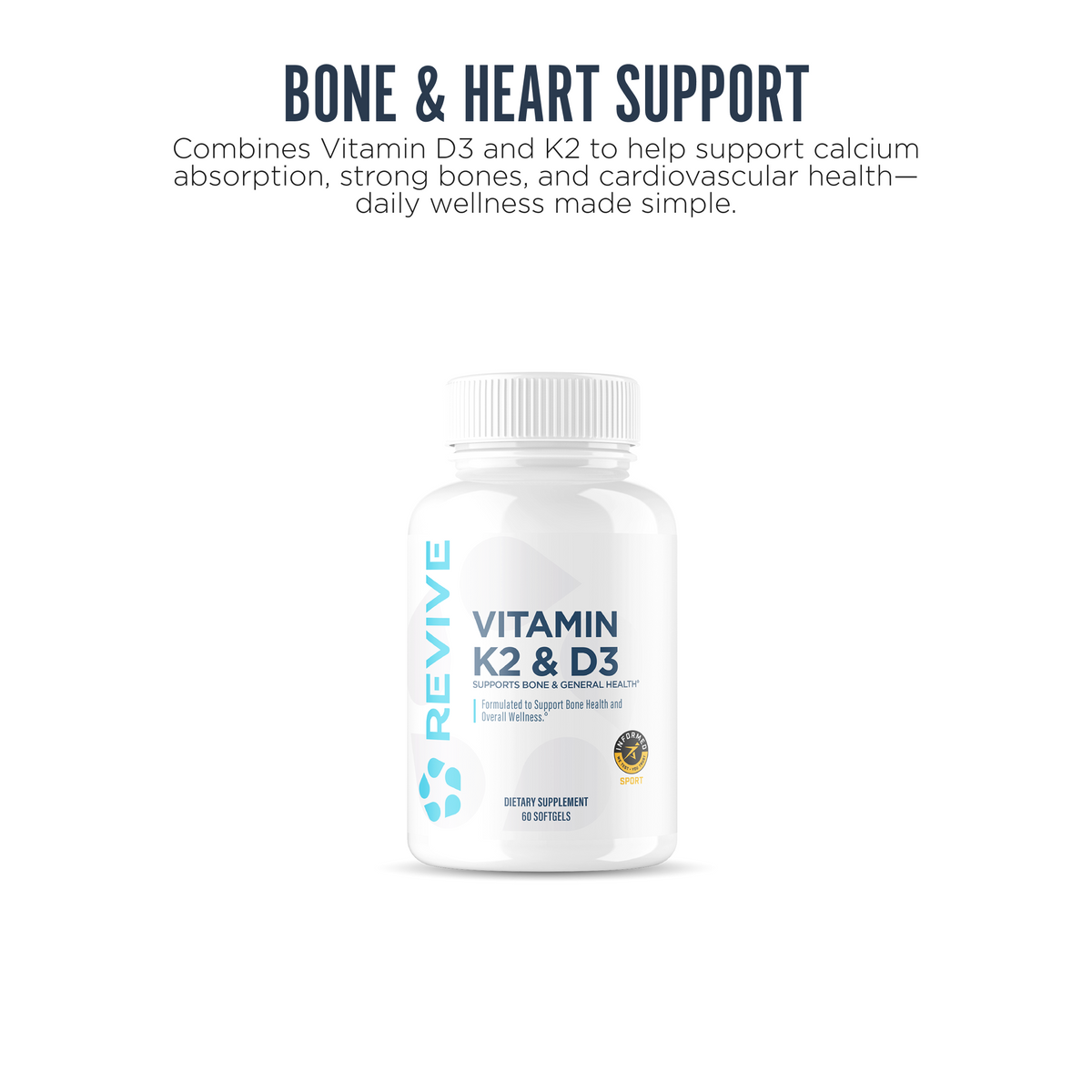 Revive MD Vitamin K2 en D3