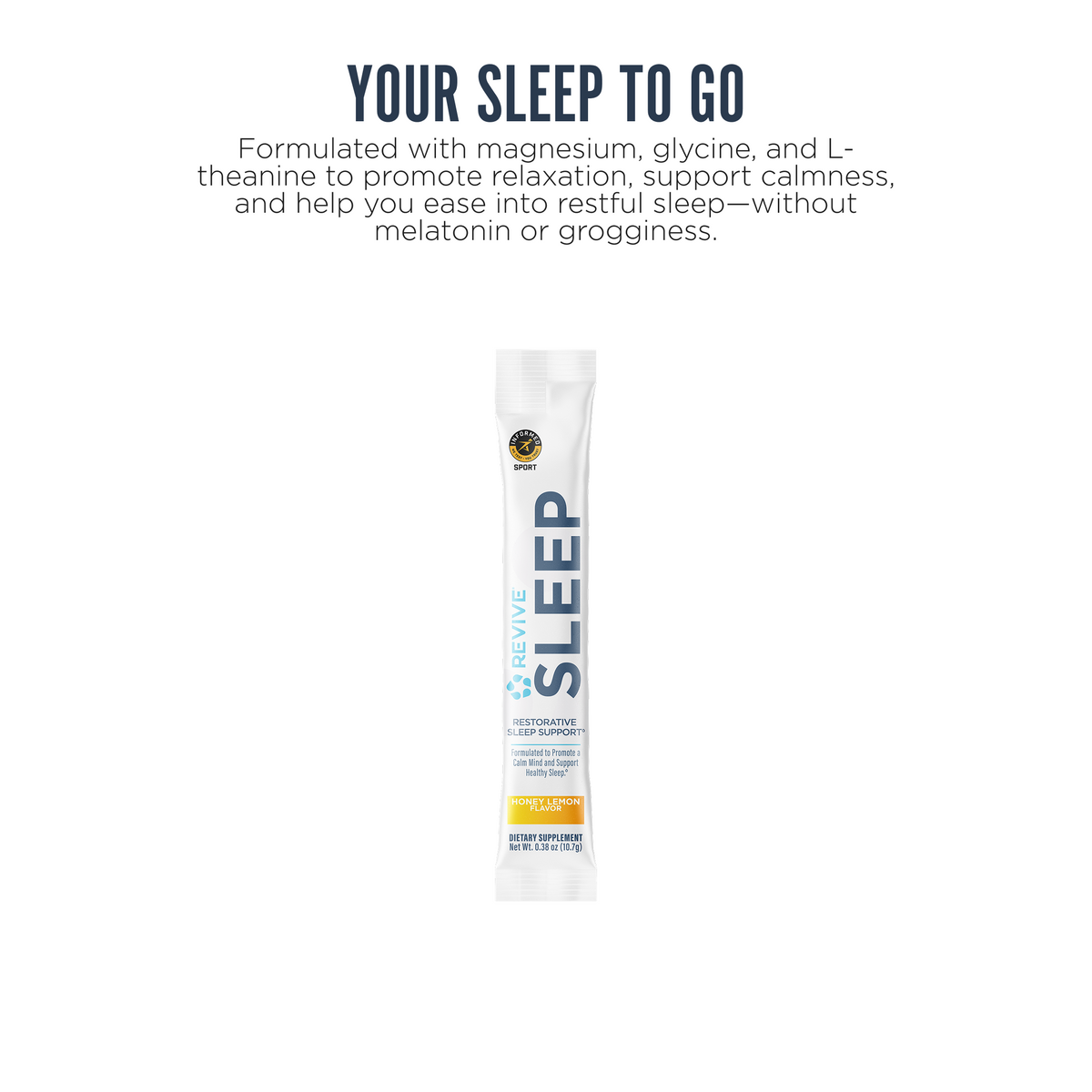 Revive MD Sleep Support Honey Lemon
