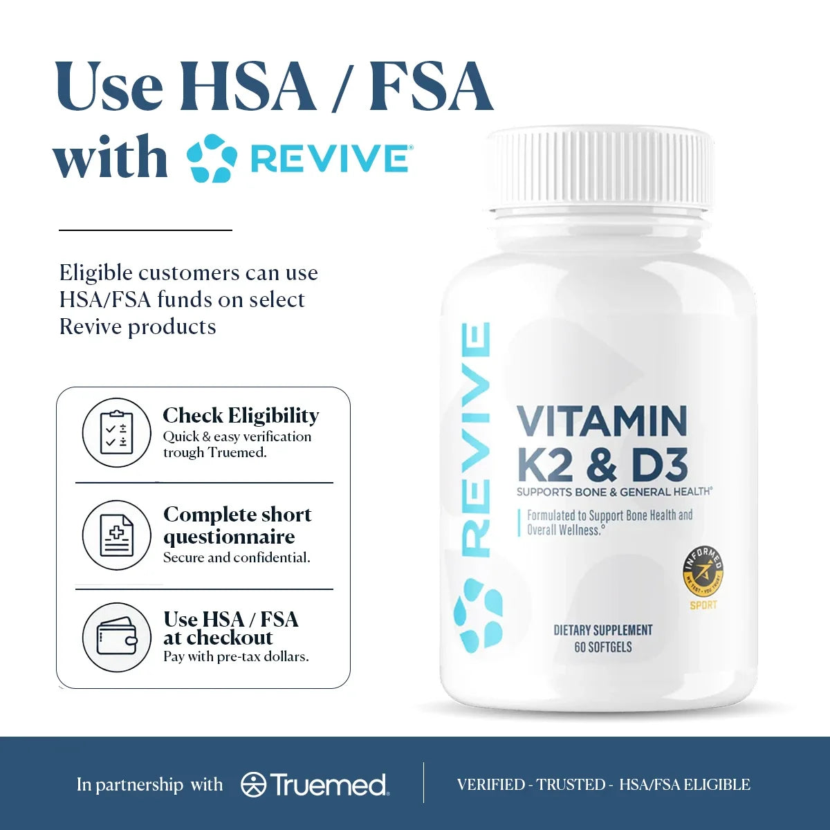 Revive MD Vitamin K2 en D3