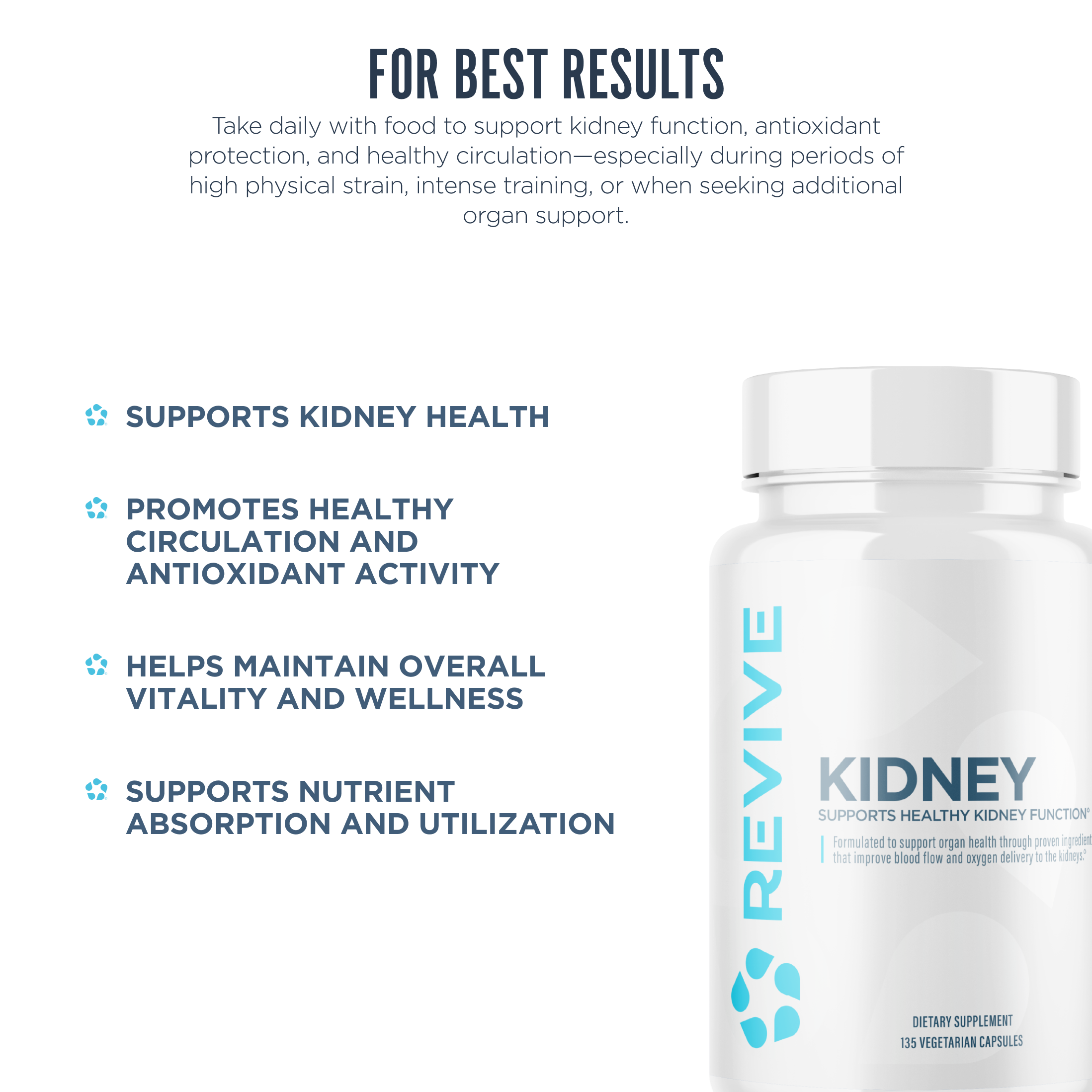 Revive MD Kidney Support - Voordelen